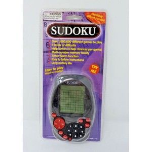 New SUDOKU Handheld Electronic Game NEW IN SEALED PACKAGE 9 Levels of Difficulty
